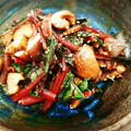 snow☆fire's cooksnap of when they made ほうれんそうと椎茸のゴマ和えマヨ風味.