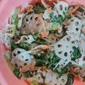 ちーゆづアーちゃん☆'s cooksnap of when they made シャキシャキ蓮根と春菊のツナマヨサラダ.