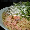 ちばと's cooksnap of when they made ❤塩鮭とｶｲﾜﾚ❤素材を味わうパスタ❤.