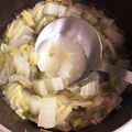 九重なぎさ's cooksnap of when they made 絶品！白菜と豆腐の卵とじスープ♪.
