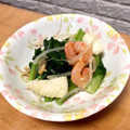 ☆amethyst's cooksnap of when they made 小えびと 青菜のにんにく炒め.