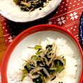 クック6RVNOJ☆'s cooksnap of when they made めんつゆで！小松菜とジャコの混ぜ込み飯.