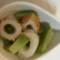 ma___111's cooksnap of when they made ブロッコリーの茎とちくわのピリ辛和え.