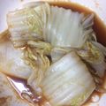 手抜きクック's cooksnap of when they made 鍋の副菜にも♪白菜だけ☆生姜醤油和え。.