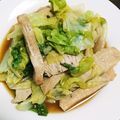 ばんぷ☆'s cooksnap of when they made 豚トロとレタスのポン酢炒め.