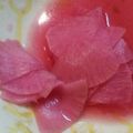 トラとつる's cooksnap of when they made 赤城大根の甘酢漬け.