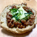 ごまぷぅ's cooksnap of when they made 納豆がんもバーガー（和風）.