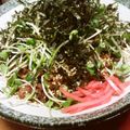 ねこはがき's cooksnap of when they made ＊豚ひき肉のそぼろ丼＊.