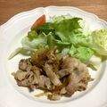 nicchy's cooksnap of when they made ゆで豚バラ肉のしょうが炒め.
