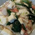 のぶ代's cooksnap of when they made カニカマと豆腐ほうれん草のトロトロ中華煮.