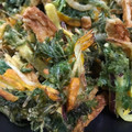 さとっちにゃん's cooksnap of when they made SDGs　間引き人参の葉のかき揚げ　3種.