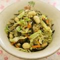 mmameco's cooksnap of when they made ひじきと大豆のキャベツ炒め.