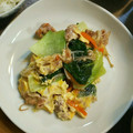 M130018's cooksnap of when they made チンゲン菜と豚肉と卵のとろみ炒め.