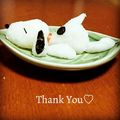 Ｋotonosuke's cooksnap of when they made スヌーピー大根おろしアート.