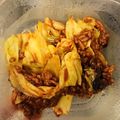 fujii221's cooksnap of when they made キャベツとひき肉の味噌炒め.