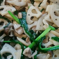 mm1222's cooksnap of when they made 簡単!!れんこんと豚ひき肉の中華炒め♬.