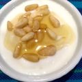 horseland's cooksnap of when they made 松の実ハニーでヨーグルト.