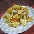 JUNSEIママ's cooksnap of when they made 超簡単☆しっかり味のマヨケチャ野菜炒め.