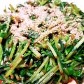 ❀まいねこ❀'s cooksnap of when they made 豆苗のニンニクしょう油炒め.