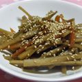 shouko's cooksnap of when they made 我が家の味☆きんぴらごぼう.