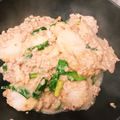 はるかのはは's cooksnap of when they made 里芋と韮、豚挽き肉のピリ辛胡麻煮.