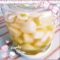 まみりんpink's cooksnap of when they made 大根の蜂蜜漬けシロップ＆べったら漬け風.