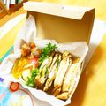 komutatata's cooksnap of when they made ハムチーズの簡単ホットサンド.