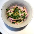 毎日飲み過ぎ母さん's cooksnap of when they made 三つ葉と蒲鉾のウニ和え❤.