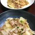 aki☆0925☆'s cooksnap of when they made 薄切り長芋と豚バラ肉のガーリック甘辛炒め.