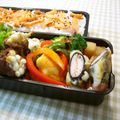 runa10's cooksnap of when they made カニカマ磯辺焼き♡.