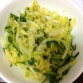 みりん調味料's cooksnap of when they made きゅうりとキャベツのわさびサラダ.