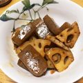 ビビ♡'s cooksnap of when they made れんこんとこんにゃくの甘辛炒め.