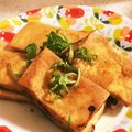 ☆ゆみよ☆'s cooksnap of when they made 高野豆腐のシソチーズ照り焼き♪♪.