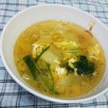 はっさく大福839's cooksnap of when they made 白菜の漬物で絶品スープ！.