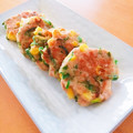 ☆３匹の子ぶた☆'s cooksnap of when they made 豚ひき肉とコーンの♬プチねぎ焼き風.