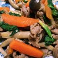 てとりすさん's cooksnap of when they made 菜の花と牛肉の炒め物.
