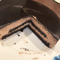riridesu's cooksnap of when they made ガトーショコラとチョコ ムースのケーキ.
