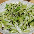 rr's cooksnap of when they made セロリの塩昆布和え！.
