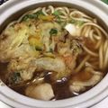 アピナス's cooksnap of when they made かき揚げ玉子うどん.
