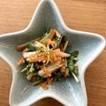 Twoapples's cooksnap of when they made 鶏ササミと水菜のデリ風サラダ.