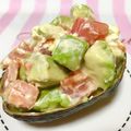 いちごまる｡'s cooksnap of when they made アボカドボート♡ココット♪.