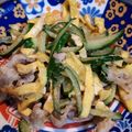 withスマーフ's cooksnap of when they made 【美味しすぎる！】きゅうりチャンプルー.