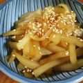 にゃ★にゃ's cooksnap of when they made 簡単＆シャキシャキ！ヤーコンの酢醤油炒め.