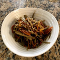 クック5IQRCP☆'s cooksnap of when they made 我が家のきんぴらごぼう♪.