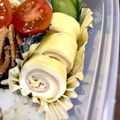 yokotantan's cooksnap of when they made お弁当に♬ハムチーズのクルクル卵巻き♪.