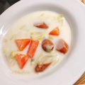 ガチャかぁちゃん's cooksnap of when they made 白菜とウインナーのミルククリームスープ.