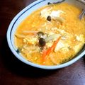 natsukori's cooksnap of when they made 簡単なのに本格派♡キムチスープ♡.