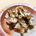 こはる・▽・'s cooksnap of when they made 長いもの皮のカリカリ焼き.