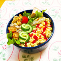 komutatata's cooksnap of when they made お弁当にも♪簡単紅生で炒り卵.