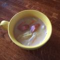 かよばぁ's cooksnap of when they made 朝食用パンに合うミルクスープ.